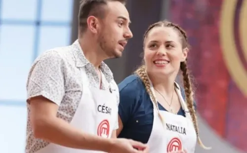Natalia y César siguen en la carrera para triunfar en “Masterchef Chile”, en su versión “Celebrity”.
