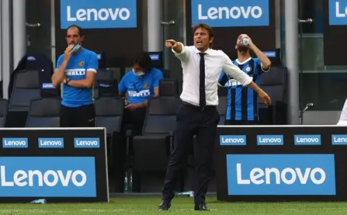 El técnico italiano no quedó conforme con la derrota del Inter. (FOTO: Getty Images)