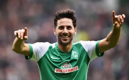 Claudio Pizarro en el Werder Bremen.
