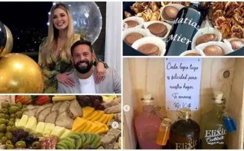 Melissa Martínez, periodista y esposa de Matías Mier celebró el logro del futbolista con una linda fiesta privada.