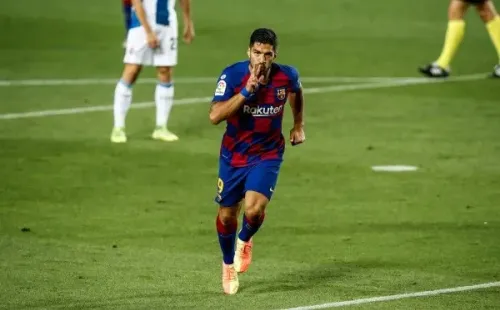 Luis Suárez marcó el solitario gol del triunfo de Barcelona ante Espanyol. (FOTO: Getty Images)