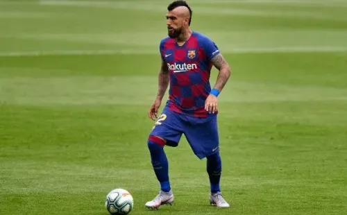Vidal en el Barcelona.