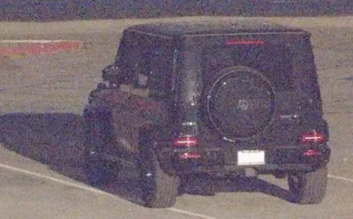 El vehículo de Naya Rivera en los estacionamientos del lago Piru.