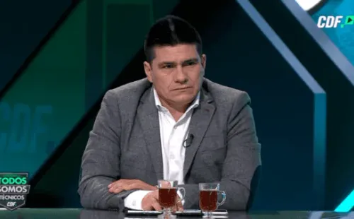 Marcelo Vega como comentarista del CDF (Pantallazo)