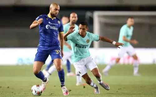 Ante el Hellas Verona, Alexis Sánchez fue el jugador más peligroso de Inter. Foto: Getty Images
