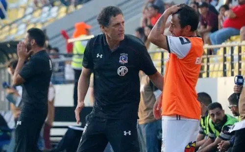 Mario Salas junto a Jorge Valdivia en la Copa Fox de Viña (Agencia Uno)