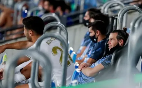 El galés fue captado riéndose junto a sus compañeros de plantel. (FOTO: Getty)