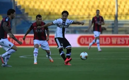 Gary Medel contra Parma.