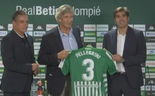 Manuel Pellegrini firmó un contrato por tres temporadas con el Real Betis Balompié