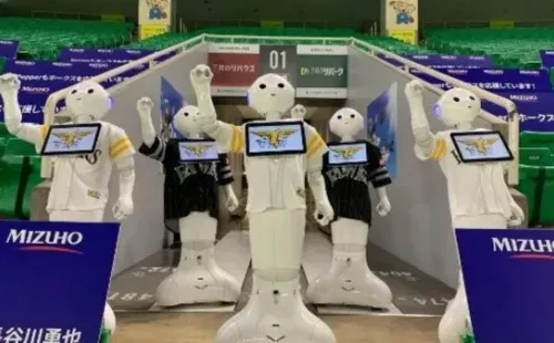 Hinchas robots.