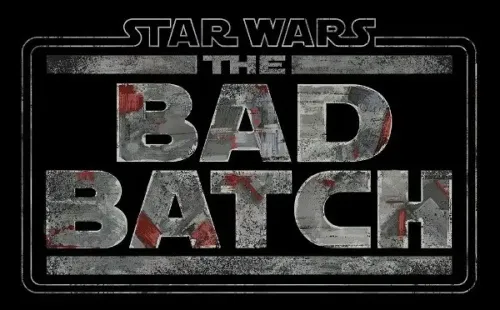 El logo que se reveló para la nueva serie animada de “Star Wars”, “The Bad Batch”.