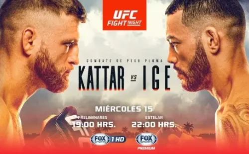 En la pelea estelar del UFC, se enfrentarán Kalvin Kattar ante Dan Ige. Todo a partir de las 19:00 horas.