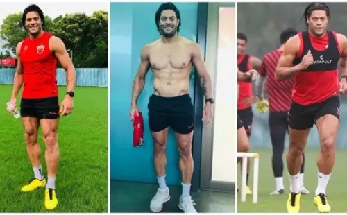 El brasileño Hulk milita en el Shanghai SIPG de la Superliga de China, donde aprovechó la cuarentena para cultivar su físico.
