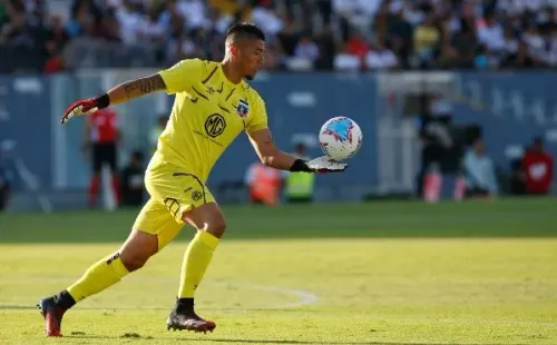 Brayan Cortés empezó de gran manera el 2020, pero los errores le jugaron en contra. En los últimos partidos logró levantarse y ser clave para el arco de Colo Colo. Foto: Agencia Uno