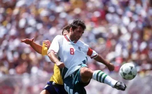 Stoichkov en el Mundial de 1990 (Getty Images)