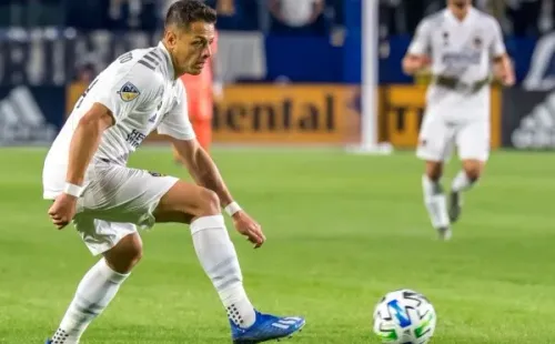 Ante la ausencia de Carlos Vela, Chicharito será la gran figura de este Derby angelino. (Foto: Getty)