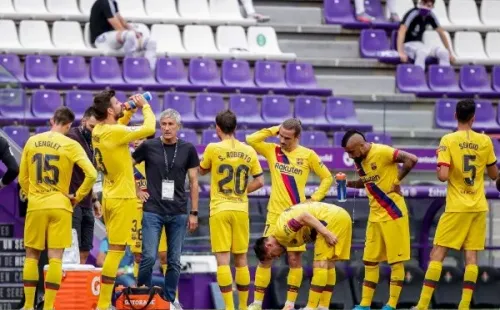 Además, el equipo culé sufrió el cambio de técnico a mitad de temporada. (FOTO: Getty)