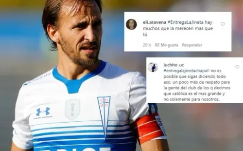 Chapa Fuenzalida ha sido muy criticado por algunos fanáticos cruzados que no lo creen merecedor de la jineta de capitán.