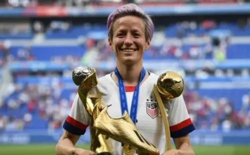 Rapinoe, Balón de Oro junto a Messi en 2019.