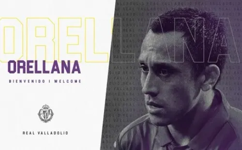 Fabián Orellana firmó con el Valladolid de Ronaldo Nazario hasta 2022.