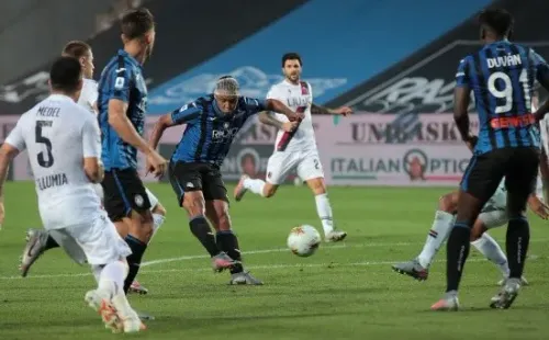 Luis Fernando Muriel fue el autor del único gol del partido, el que deja al Atalanta segundo en la tabla y los transforma en los más goleadores del torneo en este siglo. Foto: Getty Images
