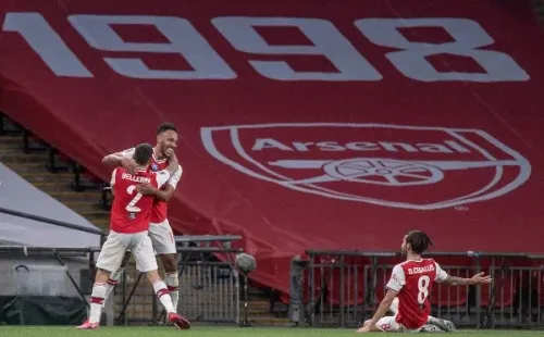 Aubameyang fue la figura del Arsenal en su clasificación a la final de FA Cup. Los Gunners podrían salvar la temporada si le ganan a Chelsea en la finalísima. (Foto: Getty)