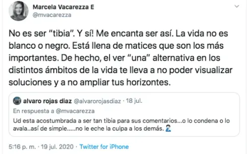 Marcela Vacarezza defiende a José Miguel Viñuela (3).
