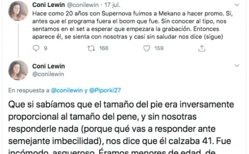 Así complementó Lewin su testimonio sobre la incómoda experiencia que tuvo con José Miguel Viñuela.