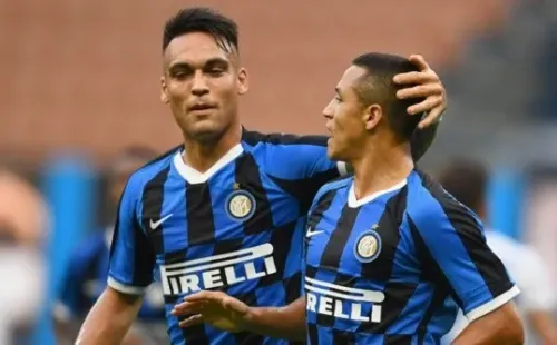 Lautaro Martínez ha visto como Alexis Sánchez le ha quitado todo el protagonismo desde el regreso de la Serie A. Foto: Getty Images