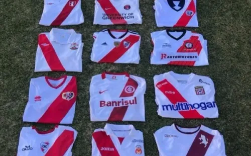 Cuatro hermanos argentinos sumaron la camiseta de Curicó a su curiosa colección de playeras similares a la de River Plate.