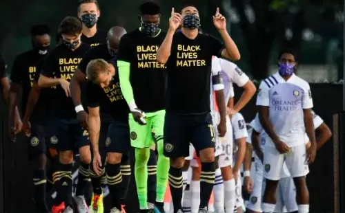 La MLS ha podido funcionar con normalidad en Orlando con todos los equipos realizando este mundialito. Los homenajes y las medidas sanitarias se han tomado las imágenes. (Foto: Getty)