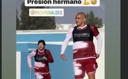 Chupete y Pajarito habitualmente comparten divertidas historias de su entrenamientos en Instagram.
