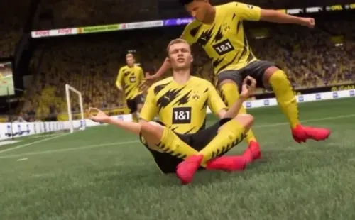 El noruego Erling Haaland tendrá su propio festejo en el FIFA 21.