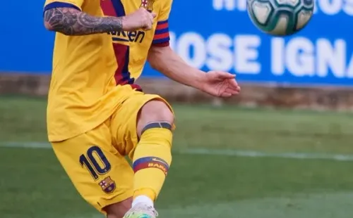 Messi en el Barcelona.