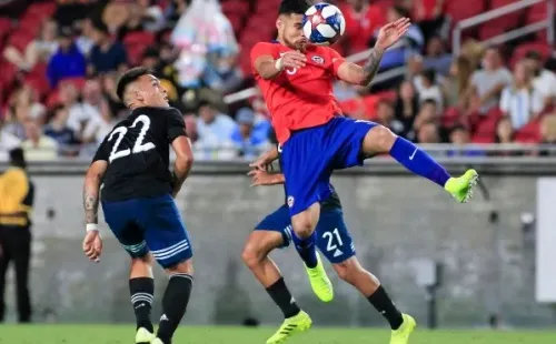 Paulo Díaz en la selección.