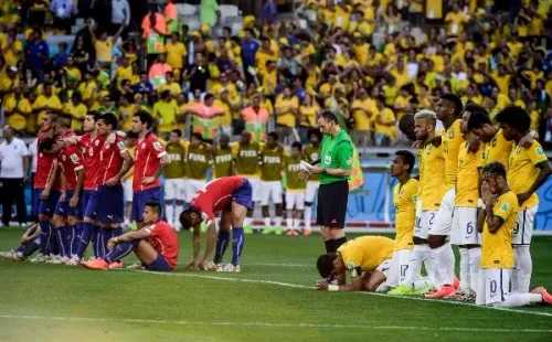 Con emociones y tristeza se vivió uno de los momentos más icónicos de la Copa del Mundo: los lanzamientos penales frente a los locales. (Foto: Getty)