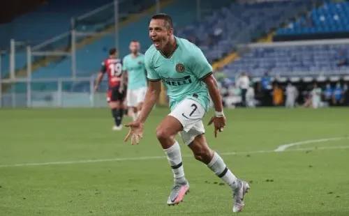 Alexis marcó un gol en la victoria del Inter sobre Genoa. (FOTO: Getty)