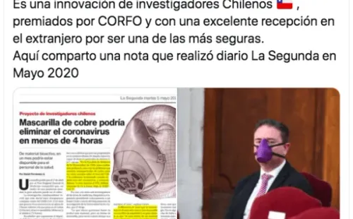 La publicación de Christian Pino acusando el hecho de haber recibido los golpes de los trolleos.