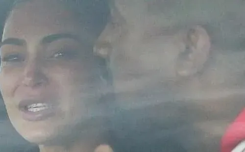 La pelea de Kim Kardashian y Kanye West. (2)