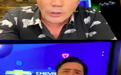 Una captura de la conversación entre Jorge Zabaleta y Francisco Saavedra, sobre José Miguel Viñuela.