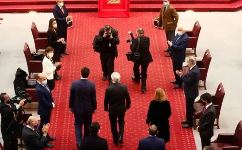 La Cuenta Pública tendrá una asistencia mínima para seguir las medidas sanitarias en el país. (Foto: Getty)