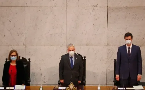 El mandatario participó esta semana de la Cuenta Pública del Congreso, con medidas sanitarias que se repetirán este viernes en Valaparaíso. (Foto: Agencia Uno)