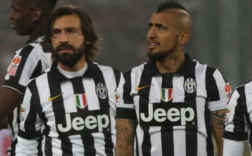 En la Juventus, Andrea Pirlo también compartió camarín con Arturo Vidal. Foto: Getty Images