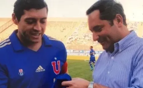 Cristian Aubert y José Pepe Rojas en la U.