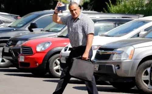 Pablo Milad, cuando representaba en la ANFP a Curicó Unido (Agencia Uno)