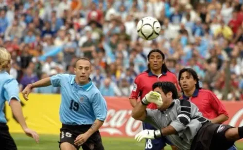 El partido de la polémica entre Chile y Uruguay en el Centenario (Getty images)