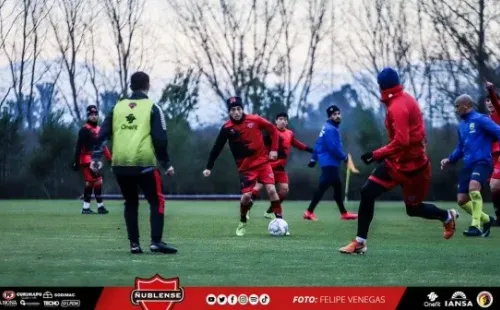 El partido amistoso fue empañado por la discusión entre dos jugadores. (FOTO: Ñublense)