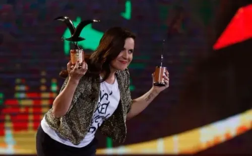 Fue en el Festival de Viña 2016 en que Natalia Valdebenito, luego de una carrera que la hizo conocida en el Club de la Comedia, dio a conocer su humor y la hizo dar el salto. (Foto: Agencia Uno)
