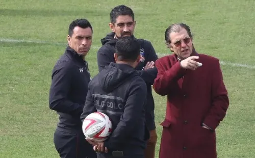 Mosa y Paredes eran muy cercanos. Sin embargo, por la situación de la pandemia y la negociación de rebaja salarial, la relación entre ambos se separó. (FOTO: Agencia Uno)