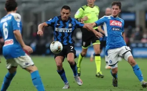 Alexis Sánchez acumula un registro de diez asistencias y cuatro goles esta temporada con Inter de Milán (Getty)